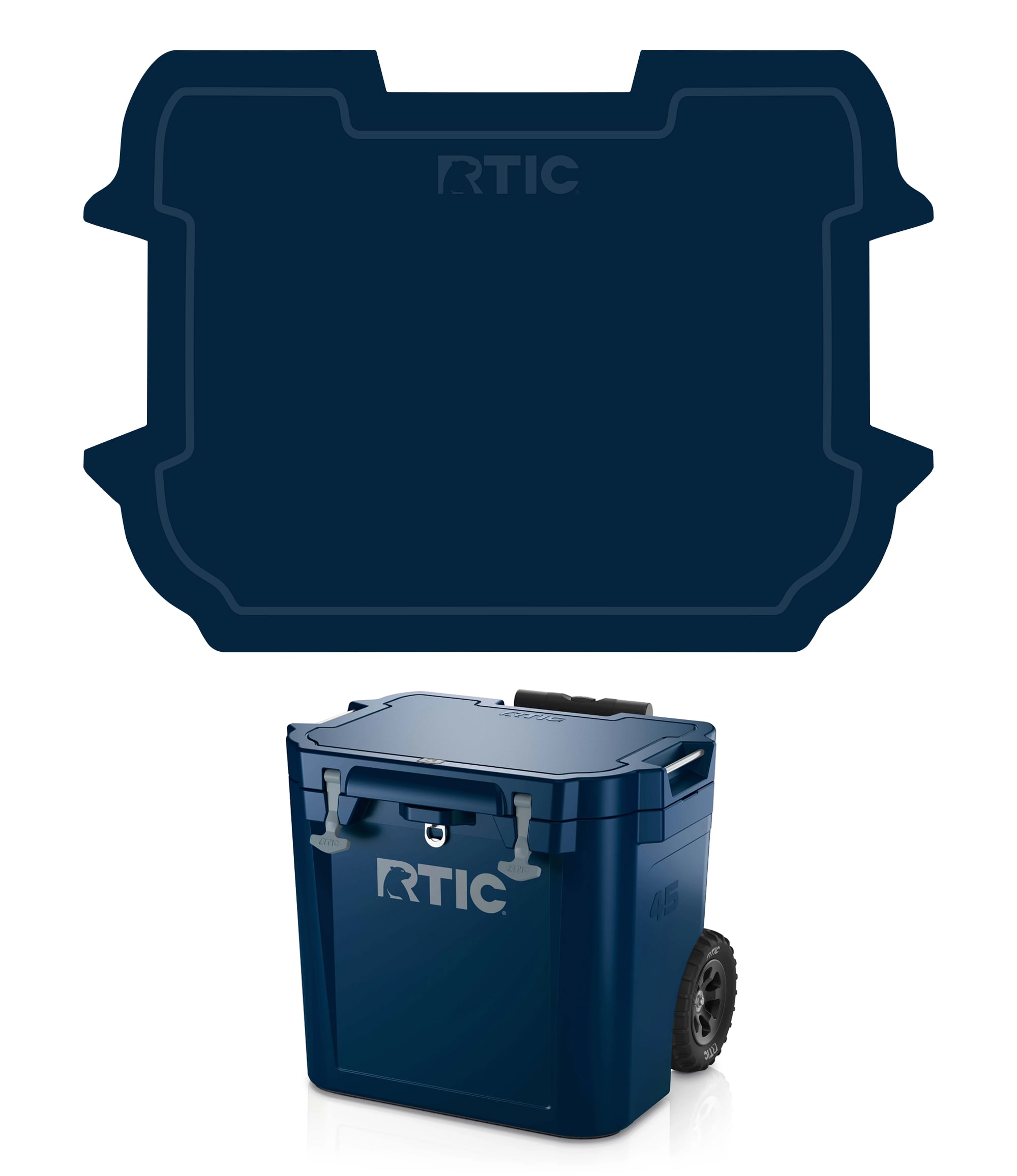45 QT Ultra-Tough Wheeled Cooler