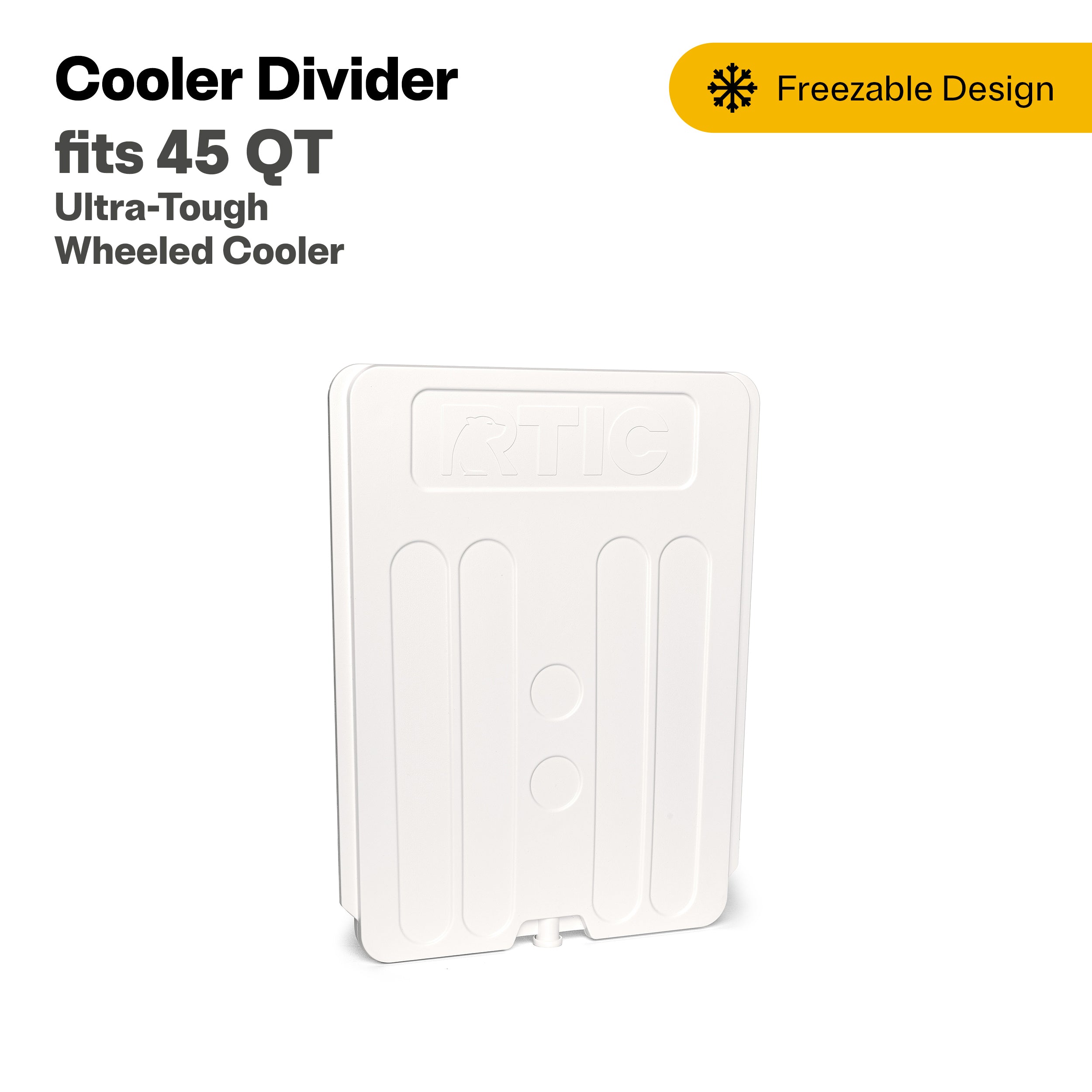 Ultra-Tough Cooler Freezable Divider