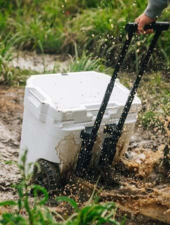 45 QT Ultra-Tough Wheeled Cooler