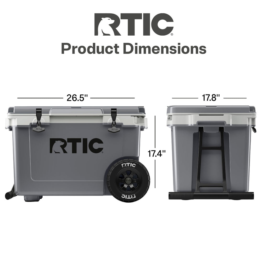 52 QT Ultra-Light Wheeled Cooler